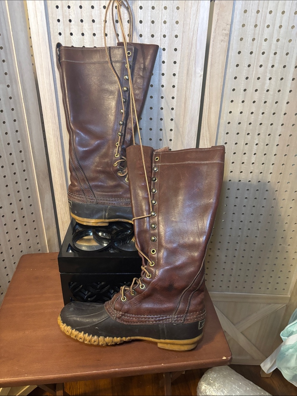 LL Bean Tall Bean Boots TRUE VINTAGE